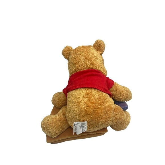 Winnie The Pooh Plush Photo Frame 4X3 1/2 Honey Pot Picture Disney Store Bear - Picture 5 of 16